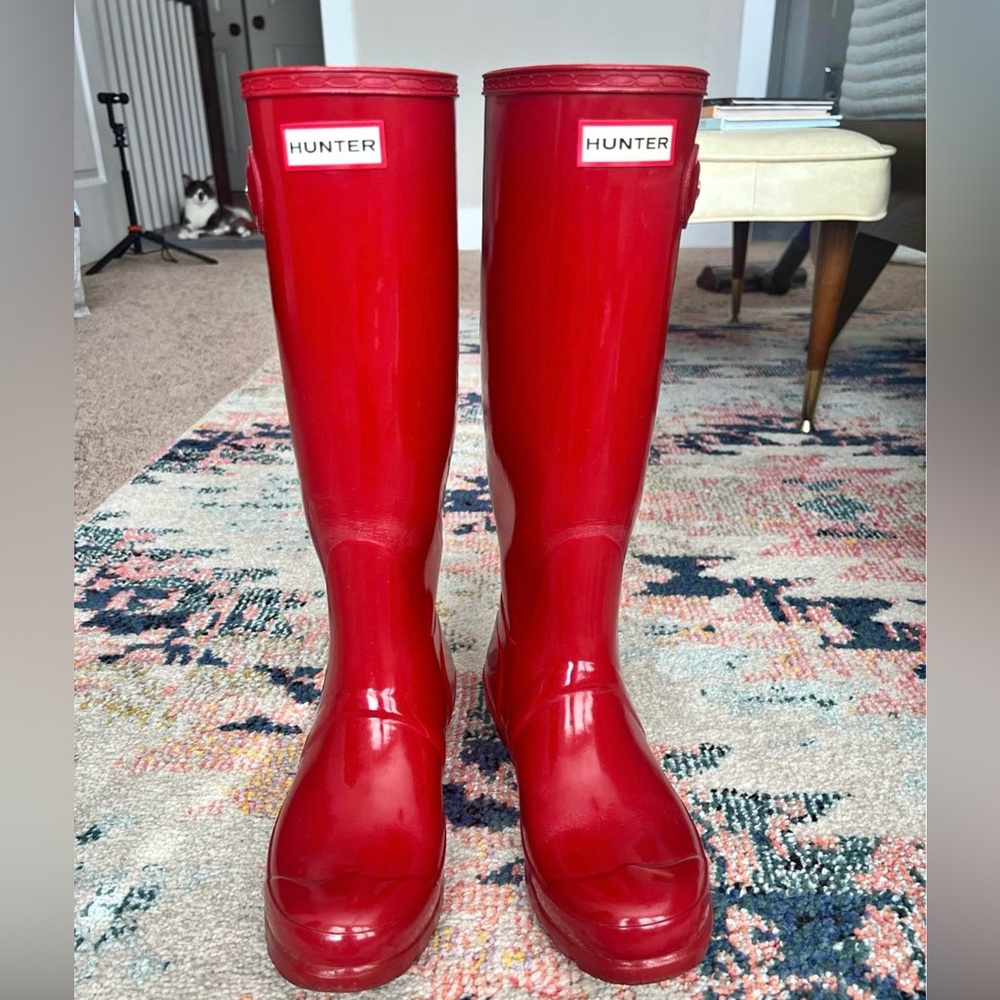 Red Hunter Rain Boots
